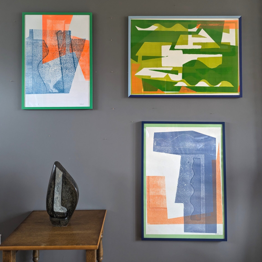 All the Angles Monoprint