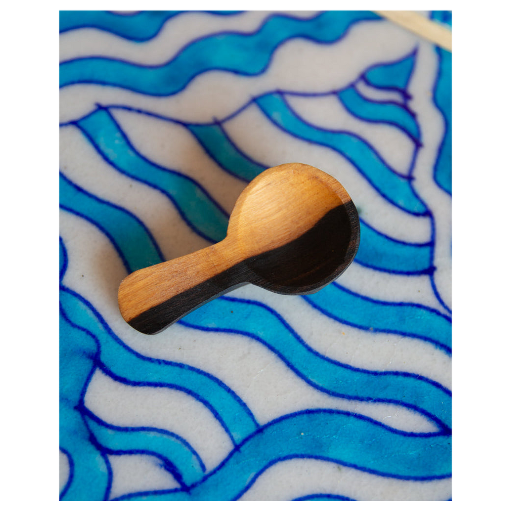 African Blackwood Tiny Salt Spoon