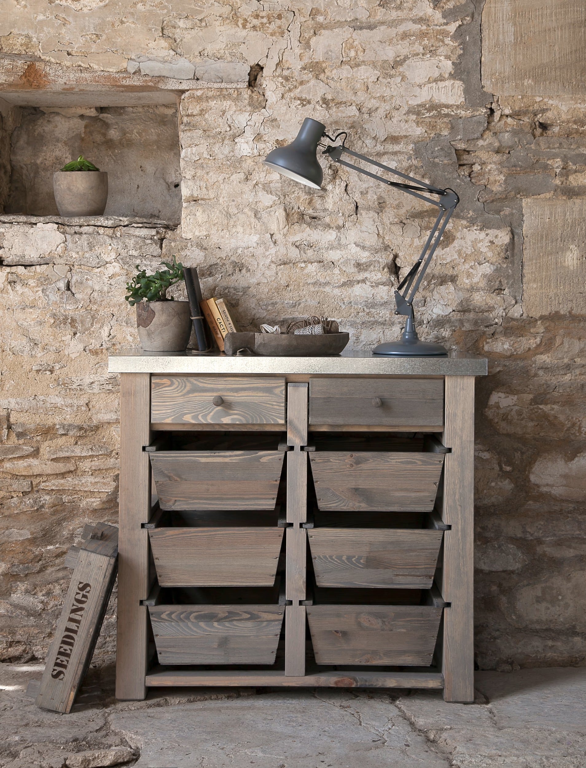 Aldsworth Storage Unit 8 Drawer Natural