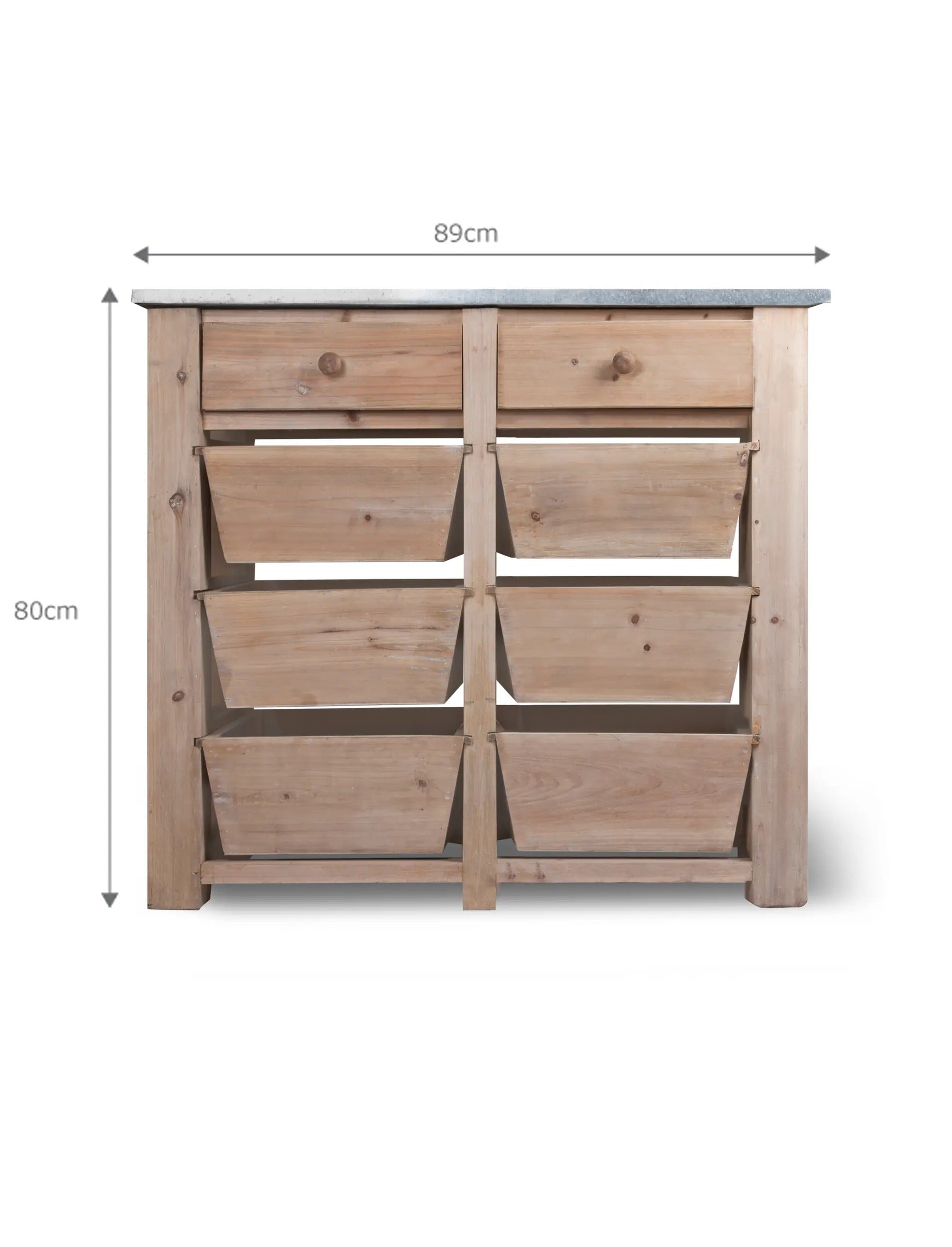 Aldsworth Storage Unit 8 Drawer Natural