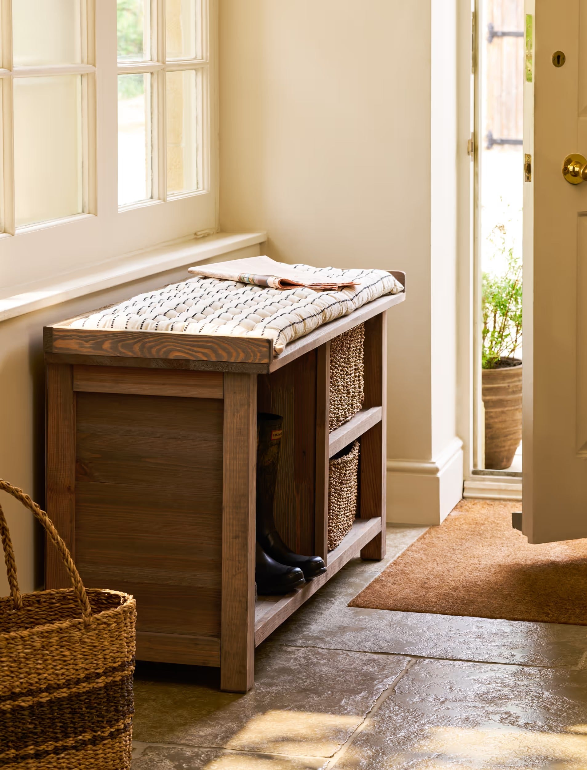 Aldsworth Welly Storage Bench Natural