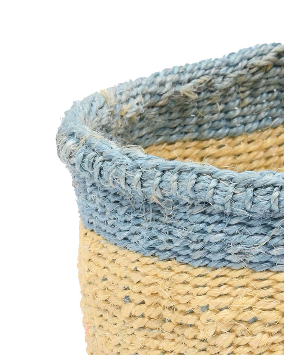 AJILI: Blue & Yellow Bread Basket