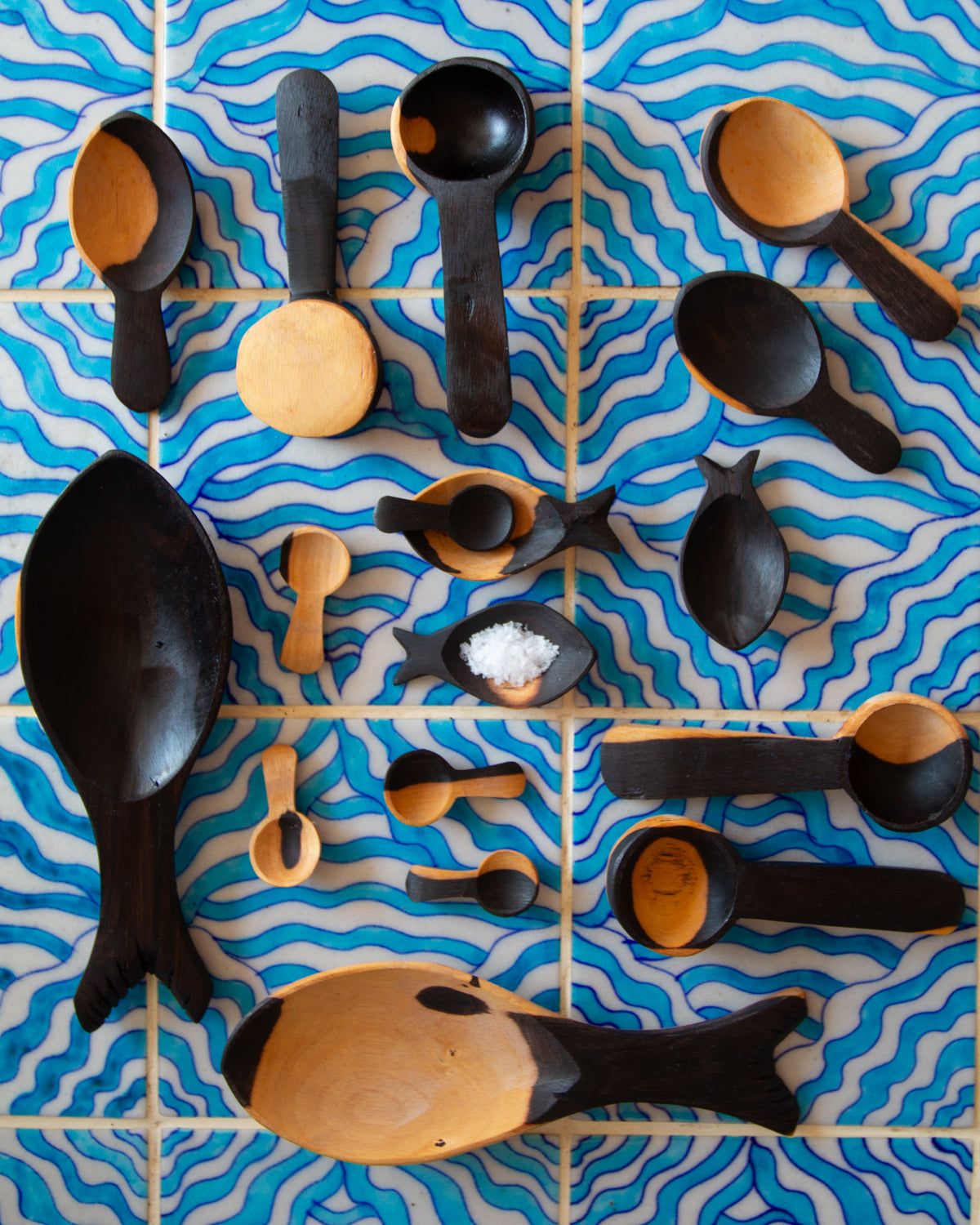 African Blackwood Flat Base Coffee Spoon