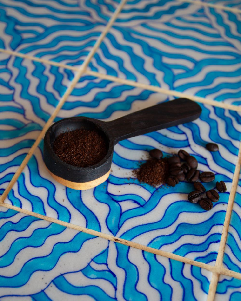 African Blackwood Flat Base Coffee Spoon