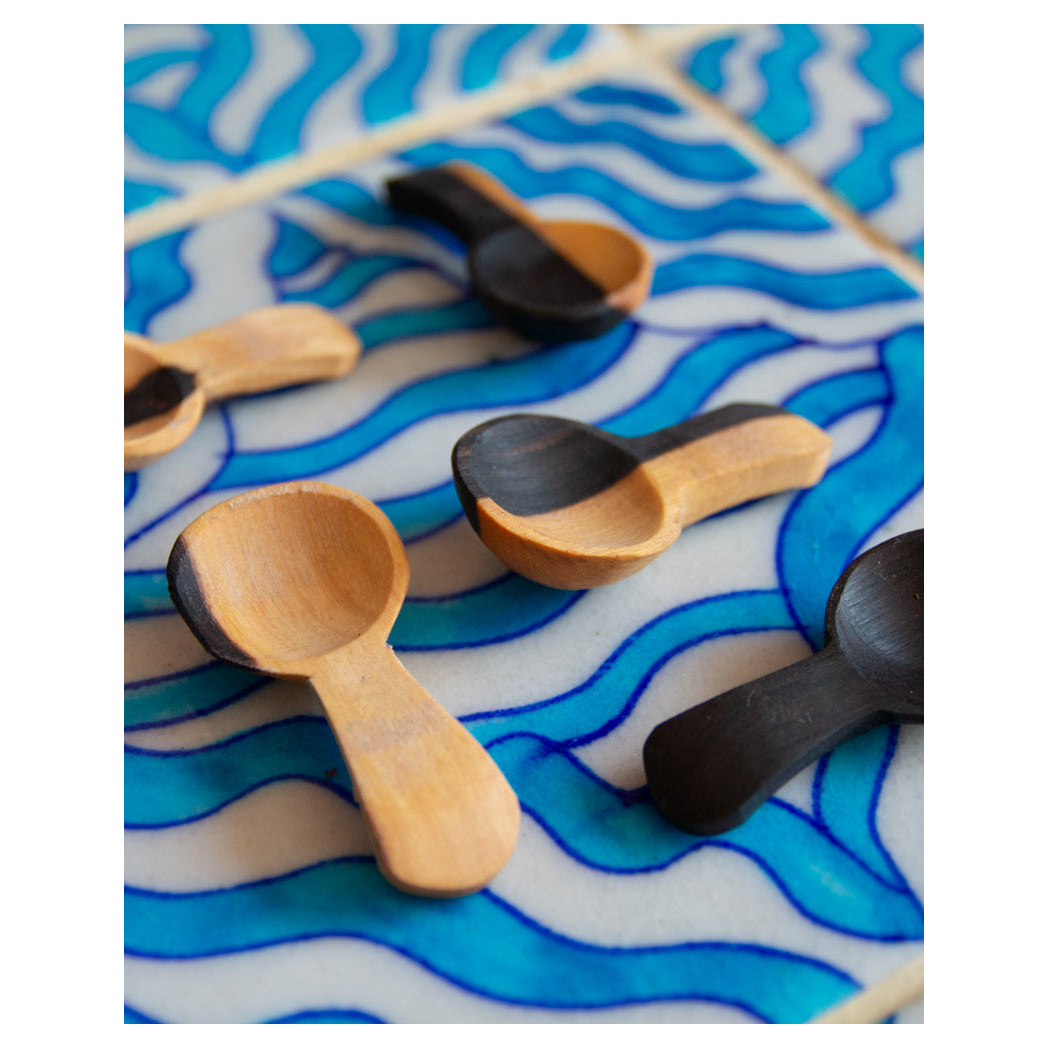 African Blackwood Tiny Salt Spoon
